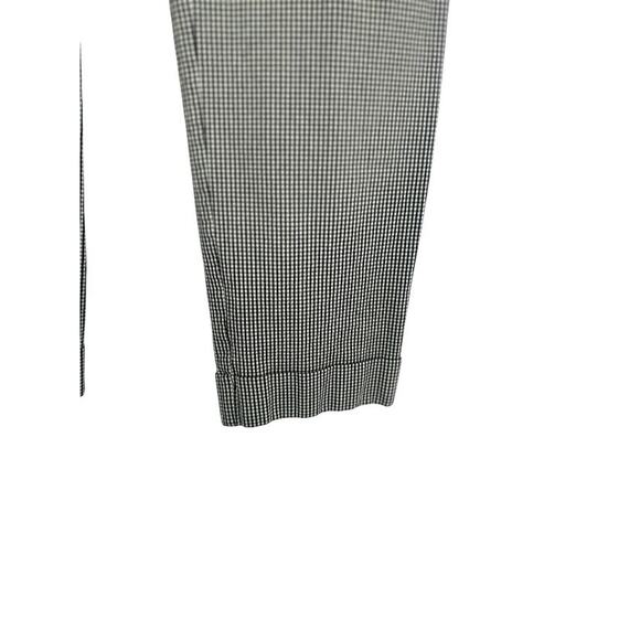 J Jill Premium Bistretch Capri Pants Size 10 Black White Gingham Check Pull On - Picture 3 of 9